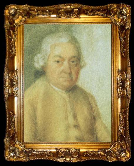 framed  Johann Wolfgang von Goethe j s bach s third son, who was an influential composer, ta009-2